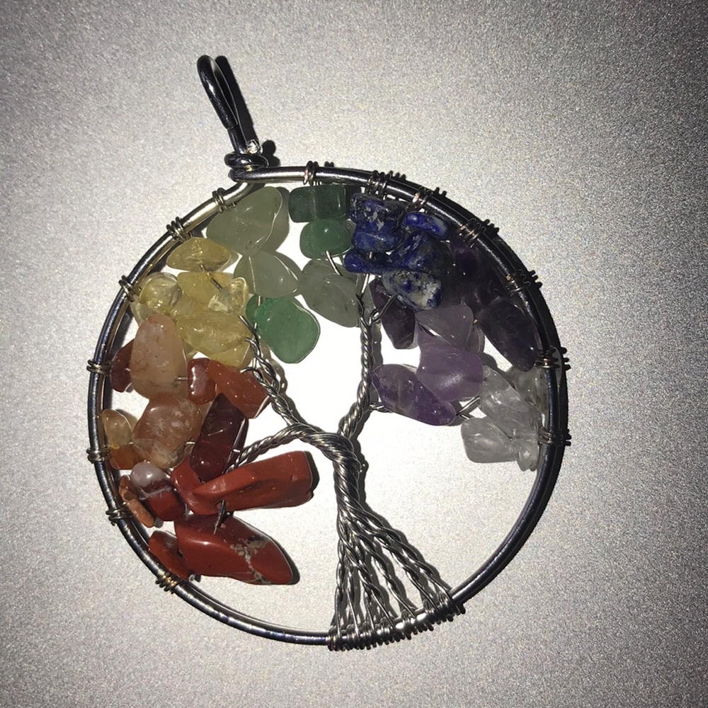 Chakras/tree of life pendant - Picture 2 of 10